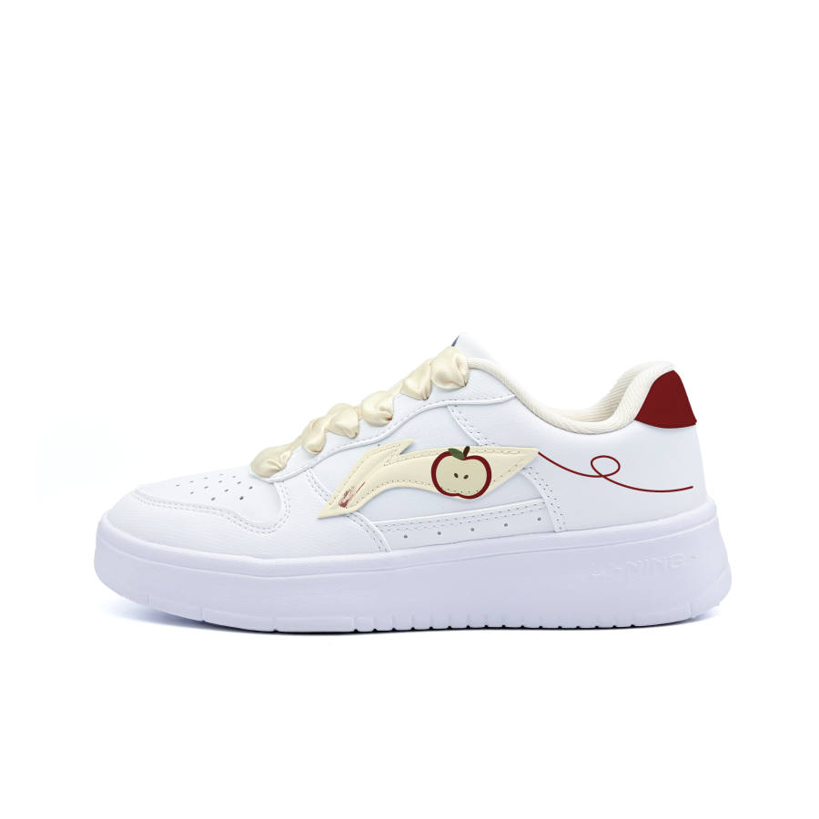 Li-Ning Li Ning Floating Boat Butter Apple Abrasion Resistant Lightweight Low top Skateboard Shoes Unisex