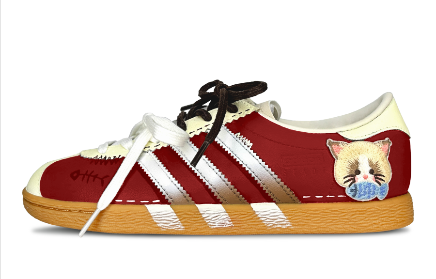 Adidas Originals Stadt Gluttonous Kitten, Shimmery Cat Waterproof Abrasion Resistant Waterproof And Wear resistant