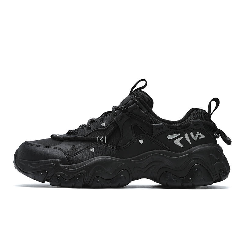 FILA Cat Paw 5 Height Increasing Low top Chunky Sneakers Men's Black