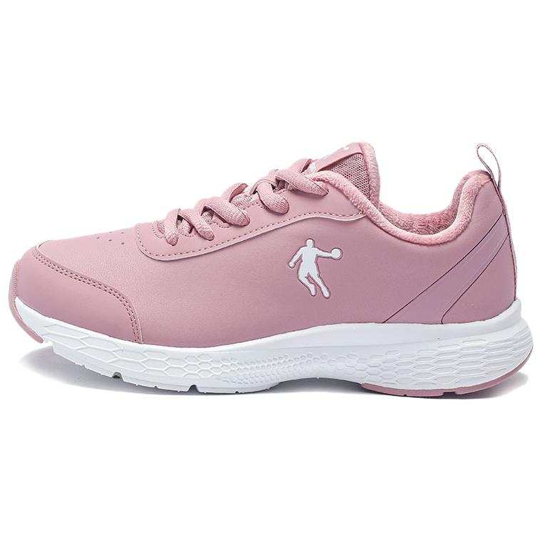 QIAODAN Slip Resistant Abrasion Resistant Low top Casual Running Shoes Women's Light Purple Pink