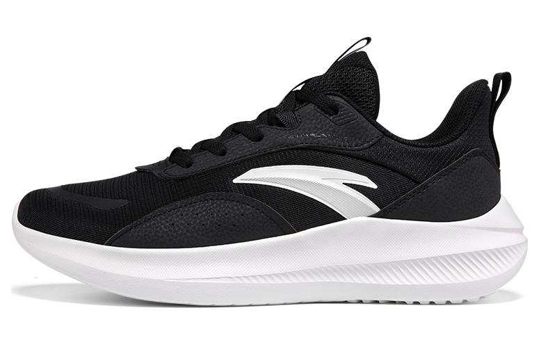Anta Liuyun Textile, Synthetic Leather, TPU Low top Casual Running Shoes Men's Black