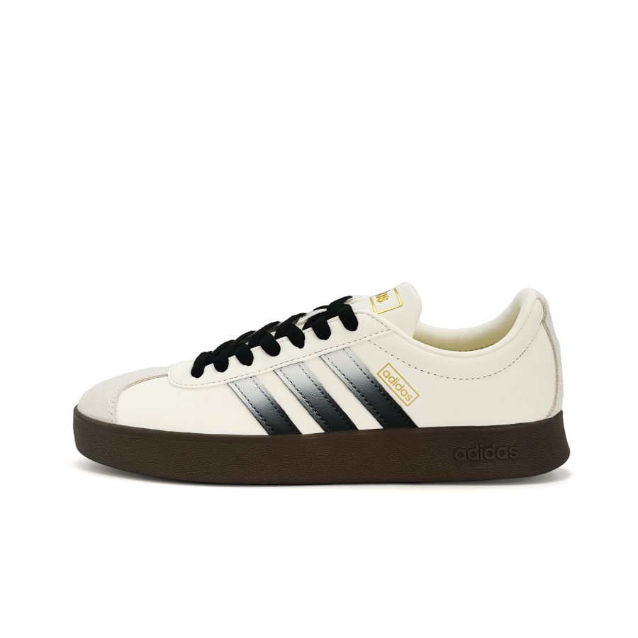 Adidas Adidas VL COURT 2.0 Black White Nice Abrasion Resistant Abrasion Resistant Low top Skateboard Shoes Unisex White