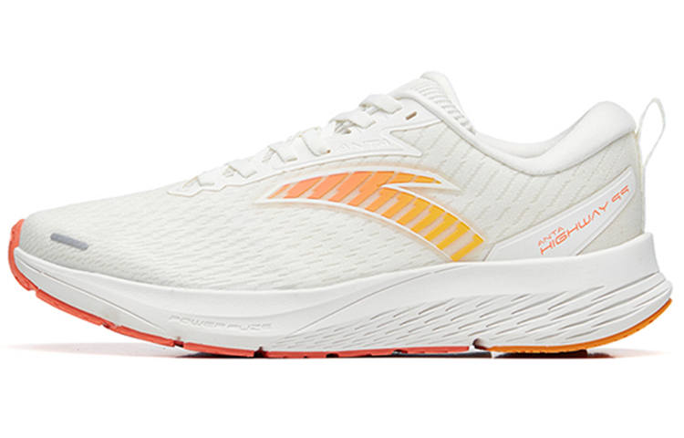 Anta Highway 99 Sports Abrasion Resistant Low top Running Shoes Women's Ivory White