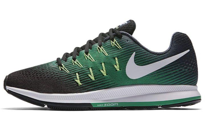 Nike Nike Pegasus 33 Running Shoes Men's Low Top Black/Green