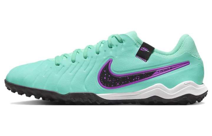 Nike Nike Tiempo Legend 10 TF Turf Soccer Shoes Men's Purple Green