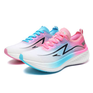 TREEPERI Running Shoes Unisex Low Top Pink/Blue/White