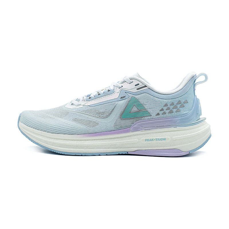 PEAK Cushioning Abrasion Resistant Breathable Low top Casual Running Shoes Women's Blue Purple