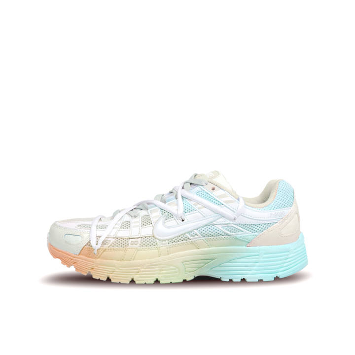 Nike Nike P 6000 Cushioning Slip Resistant Low top Running Shoes Unisex Light Cyan