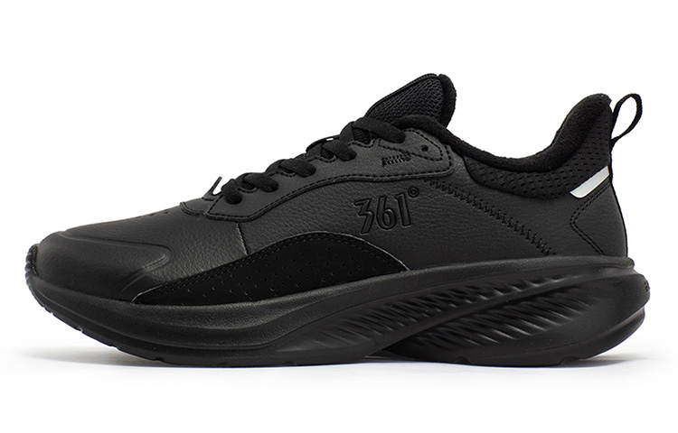 361° Leather Upper, Fleece Lined, Padded, Cold Resistant Thermal Slip Resistant Low top Casual Running Shoes Women's