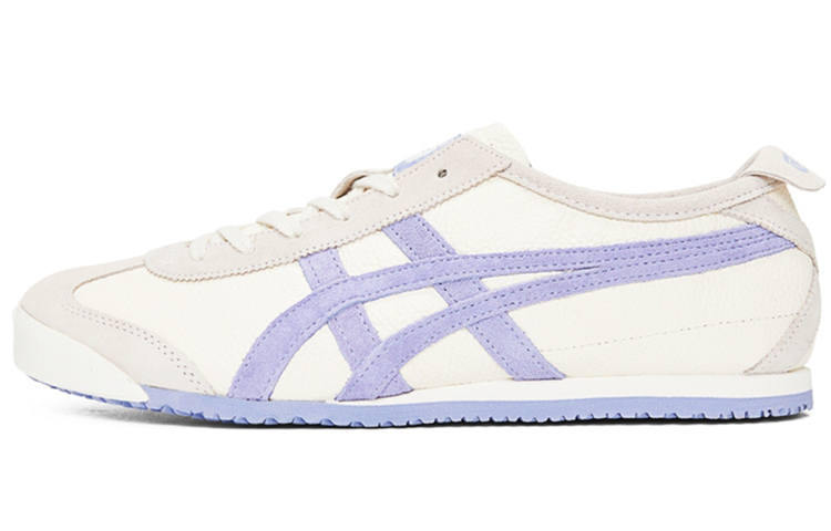 Onitsuka Tiger Mexico 66 Textile, Leather Low top Running Shoes Unisex Beige Blue