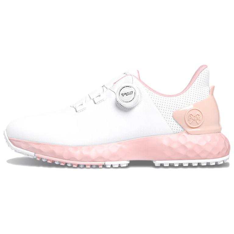 PGM Comfortable And Trendy Slip Resistant Abrasion Resistant Low top Golf Shoes Women's White Pink