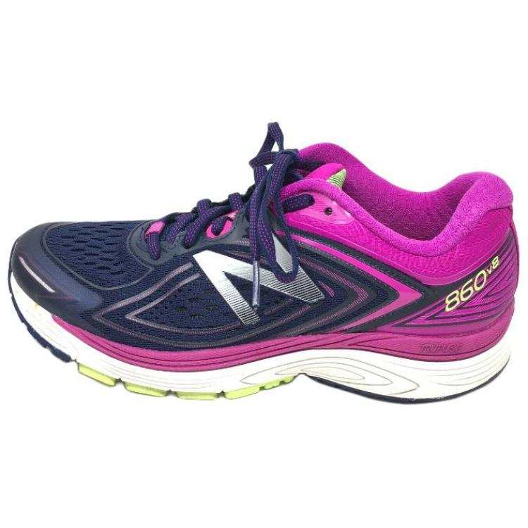 New Balance New Balance 860 Comfortable And Trendy Fabric Low top Running Shoes Women's Toxic Berry Purple