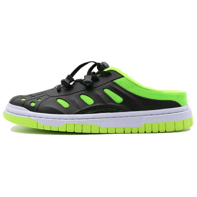 YIGUANG Abrasion Resistant Slip Resistant Closed Toe Slippers Unisex Black Green