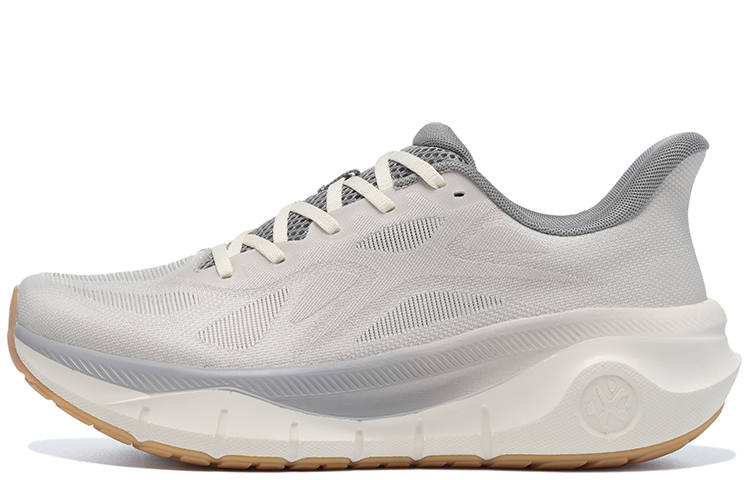BMAI Expedition Thick Path EVA PEBA Blend Thickened Midsole Mid Top Running Shoes Women's Mist Spirit Gray