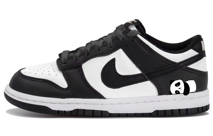 Nike Nike Dunk Low top Skateboard Shoes Women's Black White