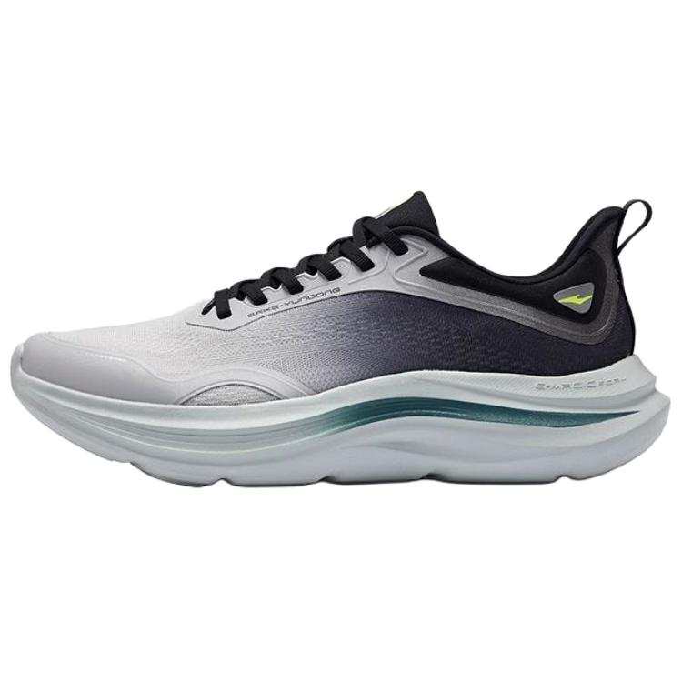 Erke Cloud Motion Low top Training Sprint Running Shoes Men's Black Gray