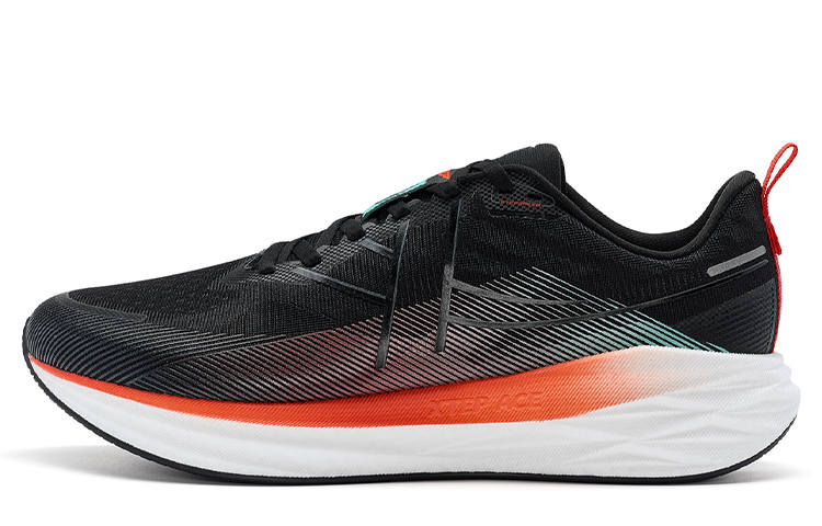 XTEP ZHONGGUOYOUZHENG x XTEP Slip Resistant Abrasion Resistant Low top Running Shoes Men's Black/Crimson