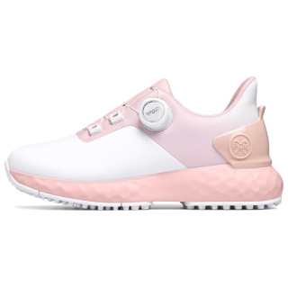 PGM Slip Resistant Abrasion Resistant Low top Golf Shoes Women's White Pink