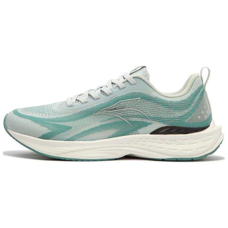 361° Comfortable And Breathable Cushioning, Wear Resistant Low top Running Shoes Men's Gray Cyan