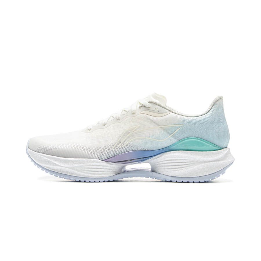 Li-Ning Li Ning Super Light 22 Mesh, Textile Breathable Low top Casual Running Shoes Men's White Blue