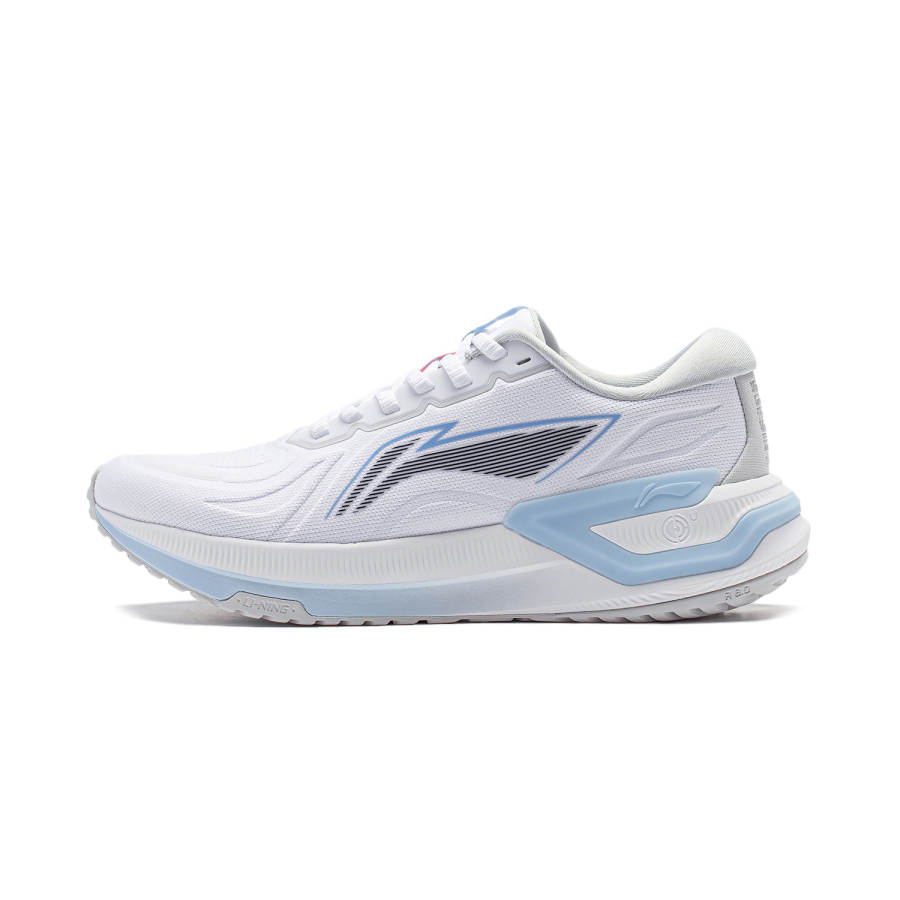 Li-Ning Li Ning YueYing 3.0 Cushioning Breathable Low top Casual Running Shoes Women's White Gray