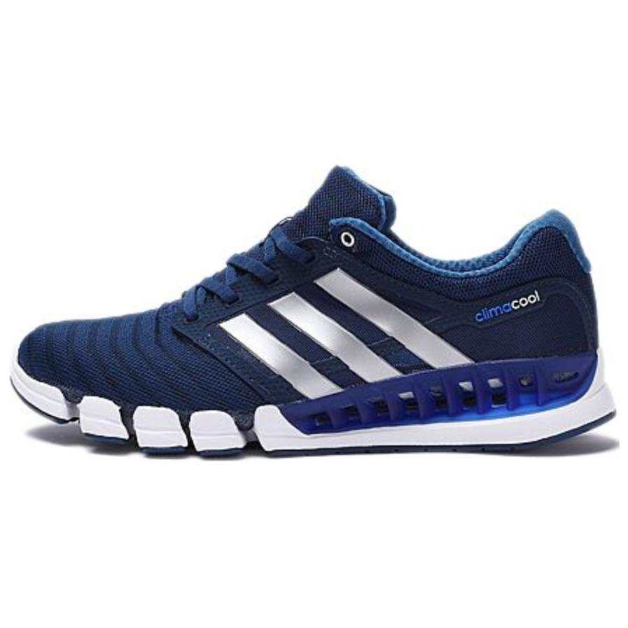 Adidas Adidas Breeze Collection Cushioning Abrasion Resistant Cushioning, Wear Resistant Low top Running Shoes Men's Dark Blue