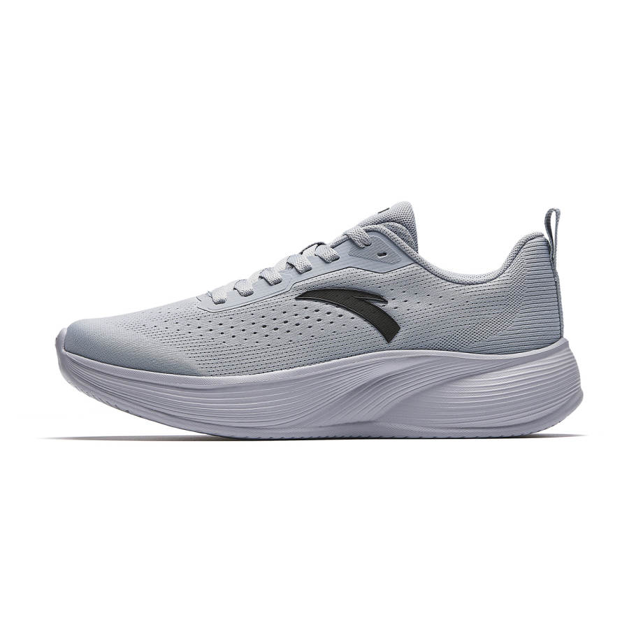 Anta Height Increasing Support Abrasion Resistant Slip Resistant Casual Training Running Shoes Men's Gray Black