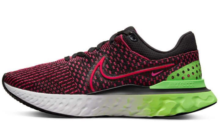Nike Nike React Infinity Run Flyknit 3 Green Strike Team Red