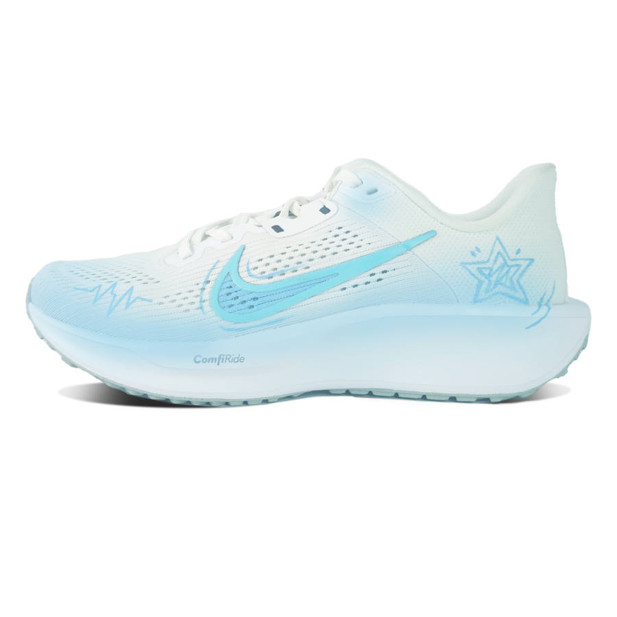 Nike Nike Quest 6 Cushioning Breathable Cushioning Breathable Low top Running Shoes Men's Blue White