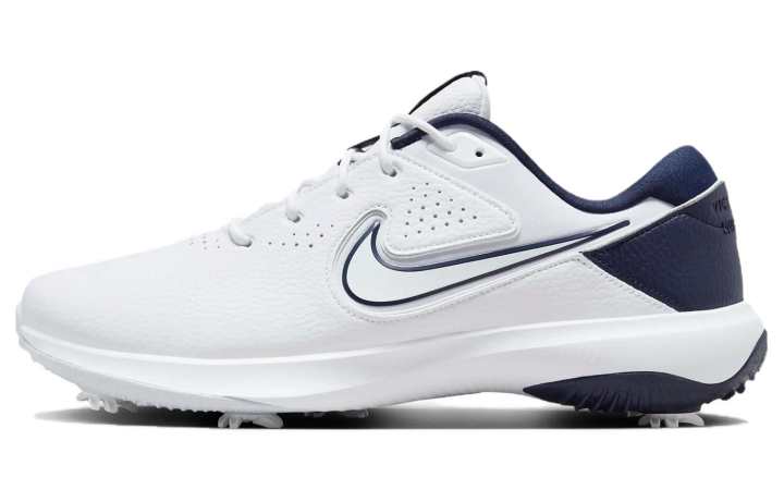 Nike Nike Victory Pro 3 Cushioning Abrasion Resistant Cushioning, Wear Resistant Low top Golf Shoes Men's White Blue