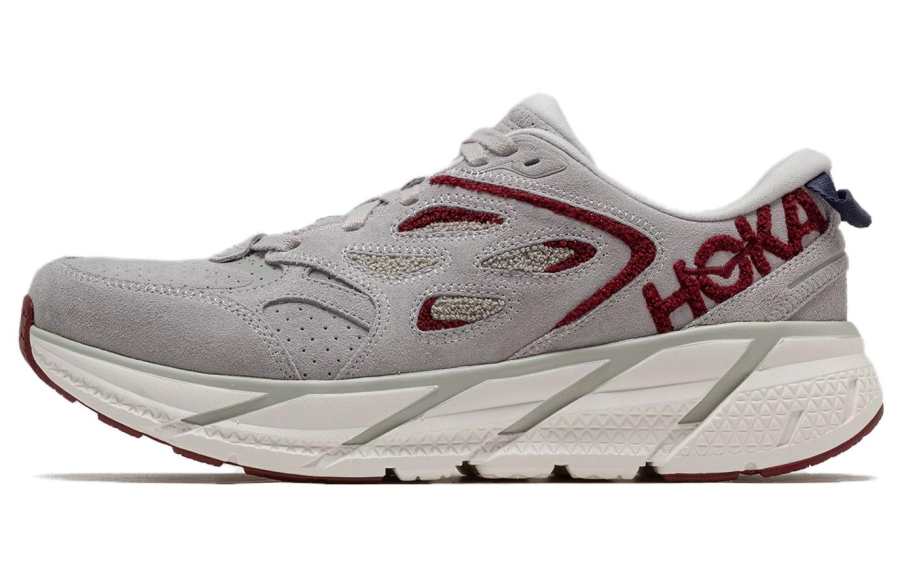 HOKA ONE ONE Clifton L Embroidery 'Lunar Rock Cabernet'