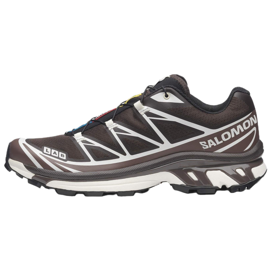 SALOMON XT 6 Breathable Low top Running Shoes Men's Coffee Brown
