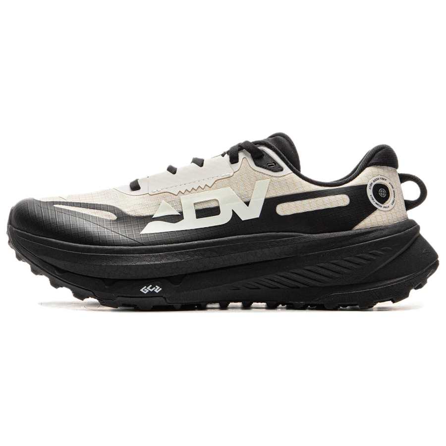 Li-Ning Li Ning De Lu Textile, TPU Low top Trail Running Shoes Men's White Black