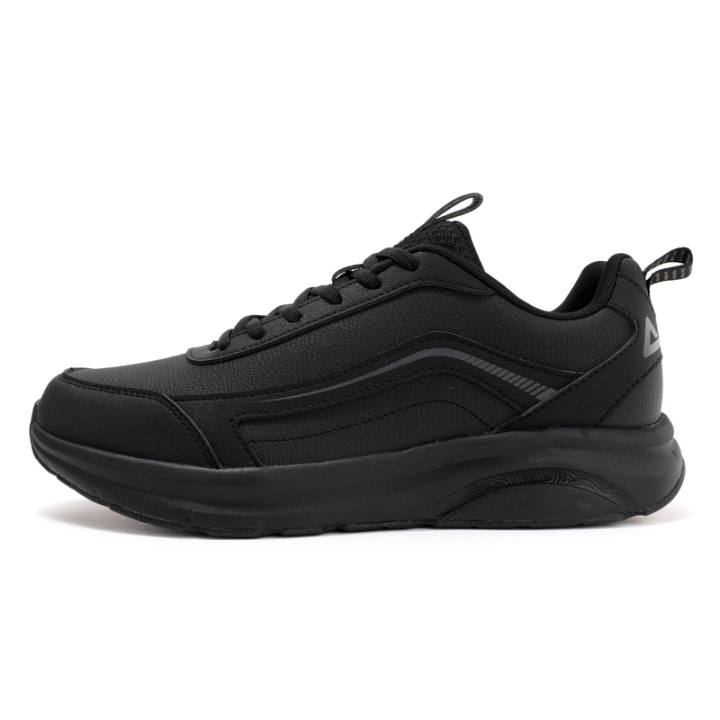 PEAK PEAK Running Shoes Men's Low Top All Black
