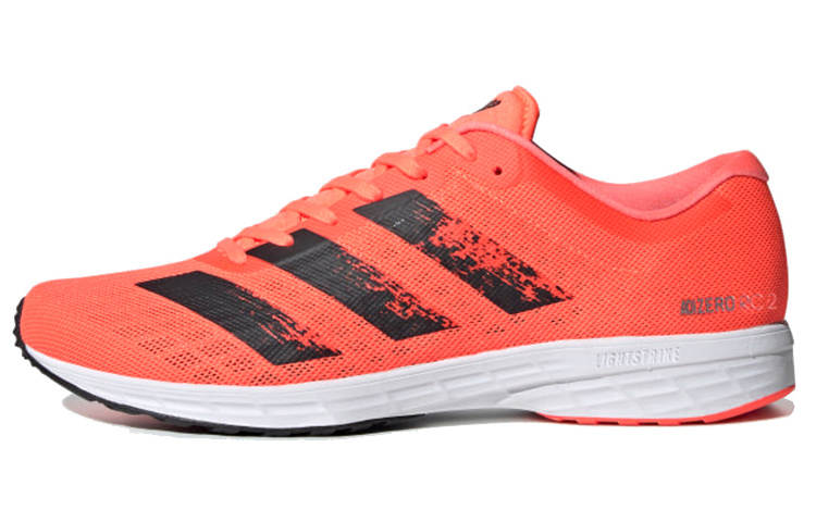 Adidas Adidas Adizero RC 2 Comfortable Fabric Breathable Low top Carbon Plate Running Shoes Men's Orange Black