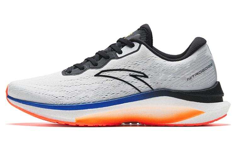 Anta Cushioning Slip Resistant Abrasion Resistant Low top Casual Running Shoes Men's White Black