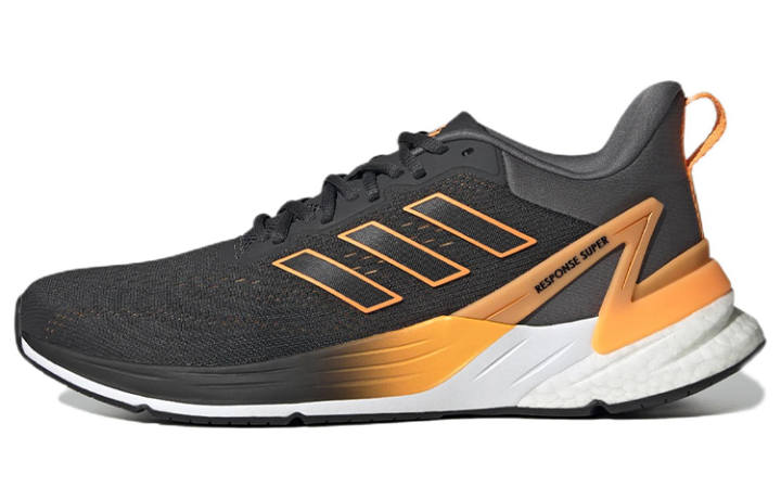 Adidas Adidas Response Running Shoes Men's Low Top Black Gray/Orange Yellow