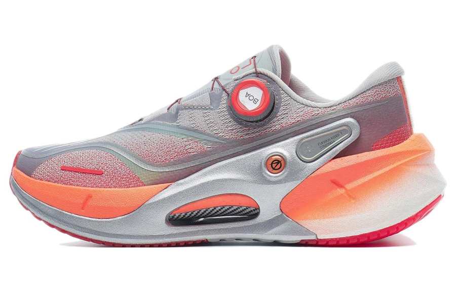 Li-Ning Li Ning Furious Rider 7.0 PRO V2 Slip Resistant Abrasion Resistant Low top Running Shoes Men's Gray Orange