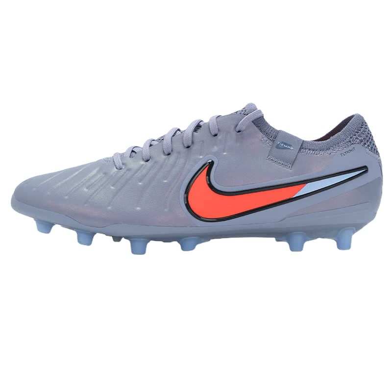 Nike Nike Tiempo Legend 10 Abrasion Resistant Support Soccer Shoes Unisex Silver