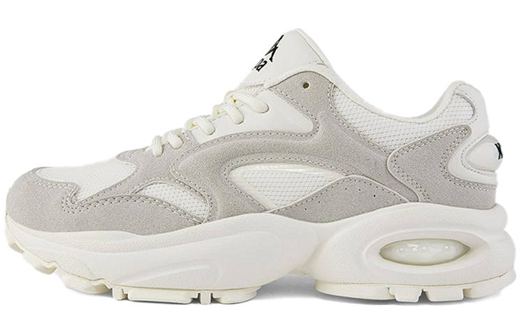 Kappa Fabric Cushioning Slip Resistant Cushioning Slip Resistant Low top Casual Shoes Unisex White