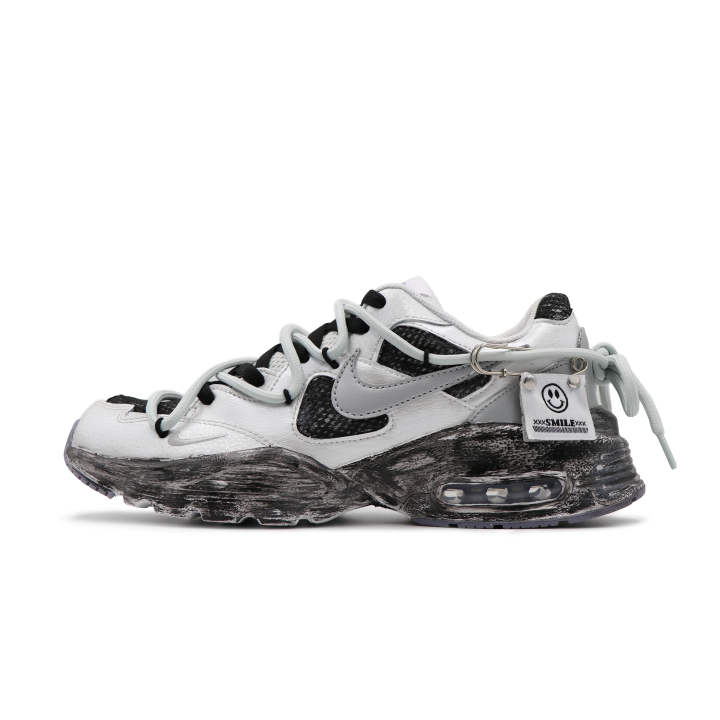 Nike Nike Air Max Fusion Cushioning Slip Resistant Cushioning Slip Resistant Low top Running Shoes Women's Silver Gray Black