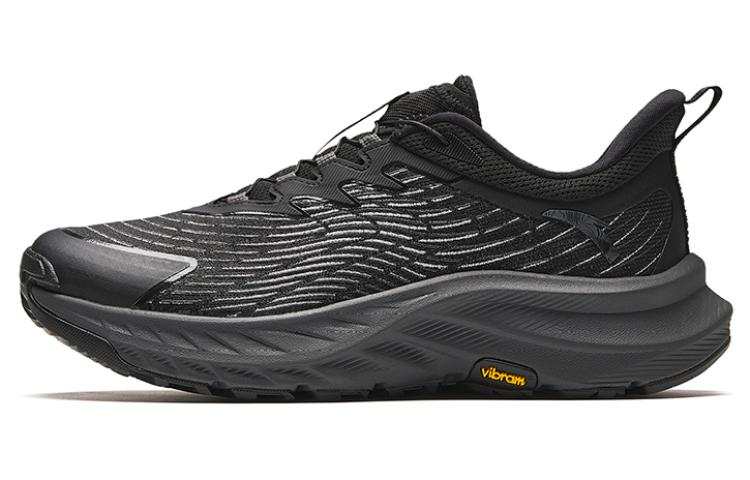Anta Horizontal Cushioning, Wear Resistant Low top Running Shoes Men's Black