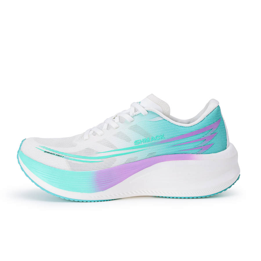 SHMK SUPREME Low top Running Shoes Unisex Mismatched Color Shadow Cyan & Purple