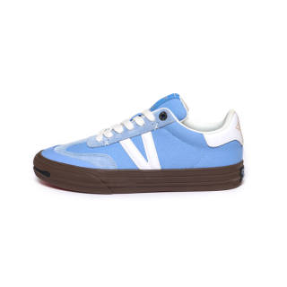 X-JIMSUN X JIMSUN Open Ended Smile Collection Low top German Army Trainers Unisex Beige Blue