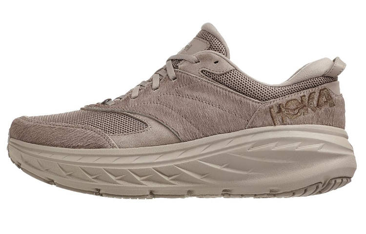 HOKA ONE ONE Eg Bondi L x HOKA ONE ONE All Gender Outdoor Sports Cushioning Low top Casual Shoes Unisex Brown