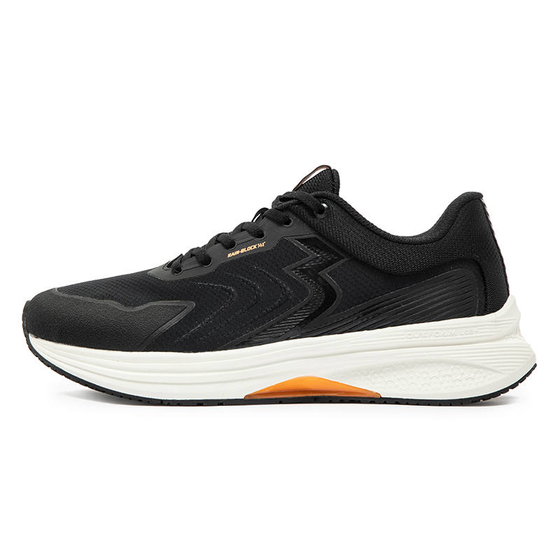 361° Cushioning Slip Resistant Abrasion Resistant Low top Casual Running Shoes Men's Black White