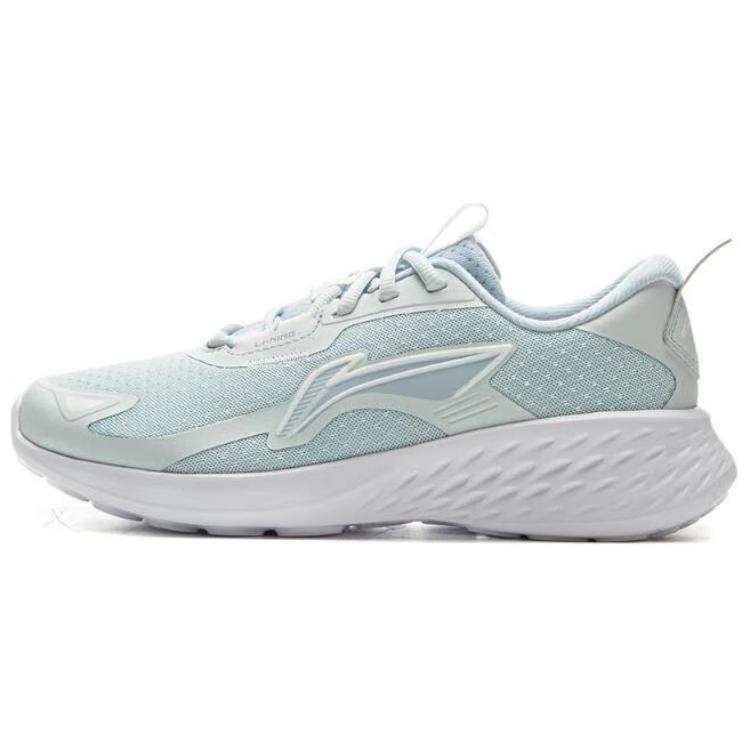 Li-Ning Li Ning Light Cloud Slip Resistant Abrasion Resistant Low top Casual Running Shoes Women's Blue