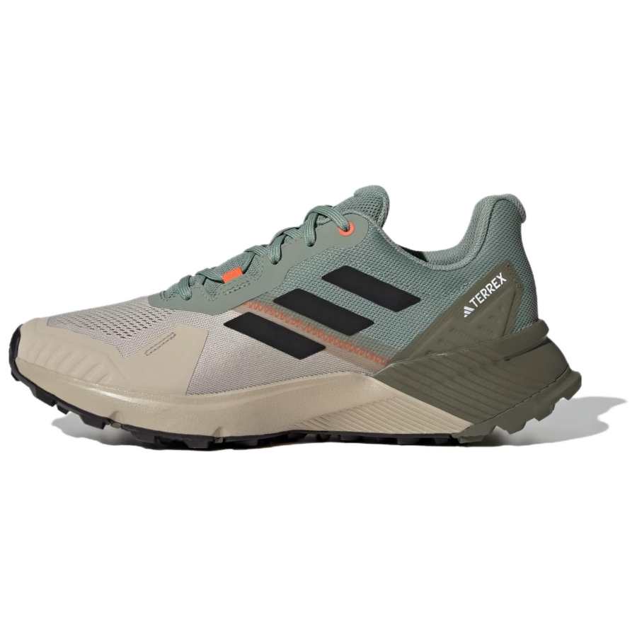 Adidas Adidas Terrex Soulstride Trail Slip Resistant Abrasion Resistant Low top Running Shoes Men's Green