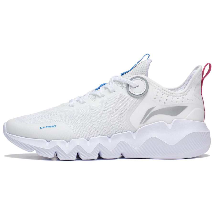 Li-Ning Li Ning Slip Resistant Abrasion Resistant Slip Resistant Abrasion Resistant Low top Casual Shoes Men's Standard White