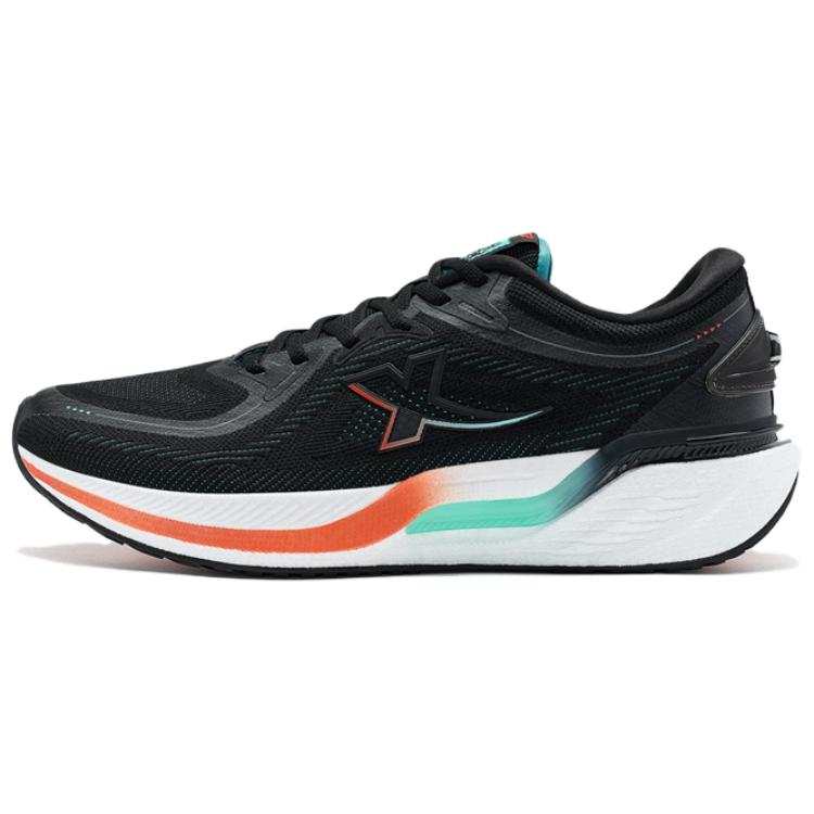 XTEP ZHONGGUOYOUZHENG x XTEP Cushioning Low top Running Shoes Men's Black Orange Blue